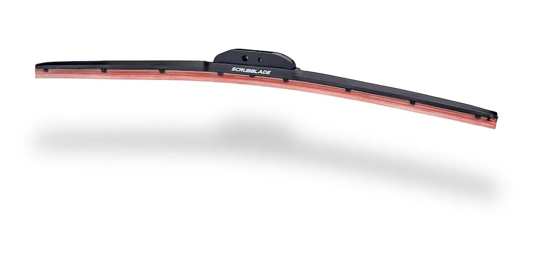 CBR2400 – SCRUBBLADE Windshield Wiper Blade, 24 Inch Length Single Blade Rad Red Standard Ceramic Coated Silicone Bla...